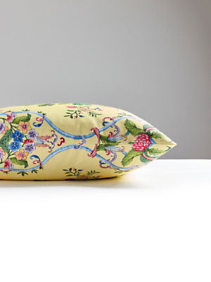 Camellia Trellis Decorative Pillow