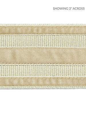 Runway Velvet Tape – Decorative Trim by the Yard, Light Camel