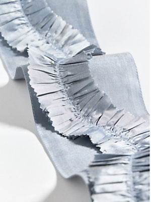 Ruffle Tape – Decorative Trim by the Yard, Ice Blue