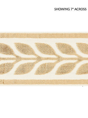 Vigne Velvet Tape – Decorative Trim by the Yard, Camel