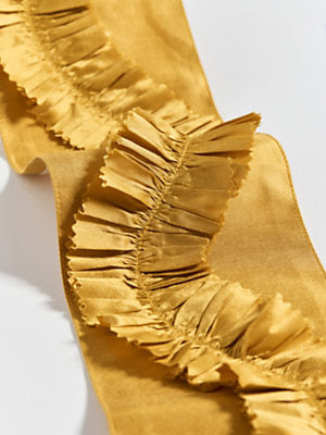 Ruffle Tape – Decorative Trim by the Yard, Golden