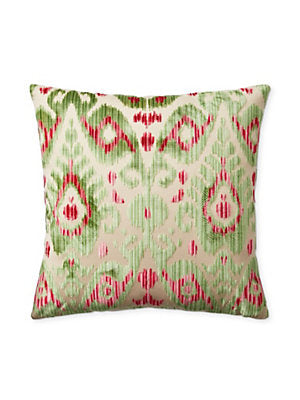 Tashkent Velvet Decorative Pillow, Green