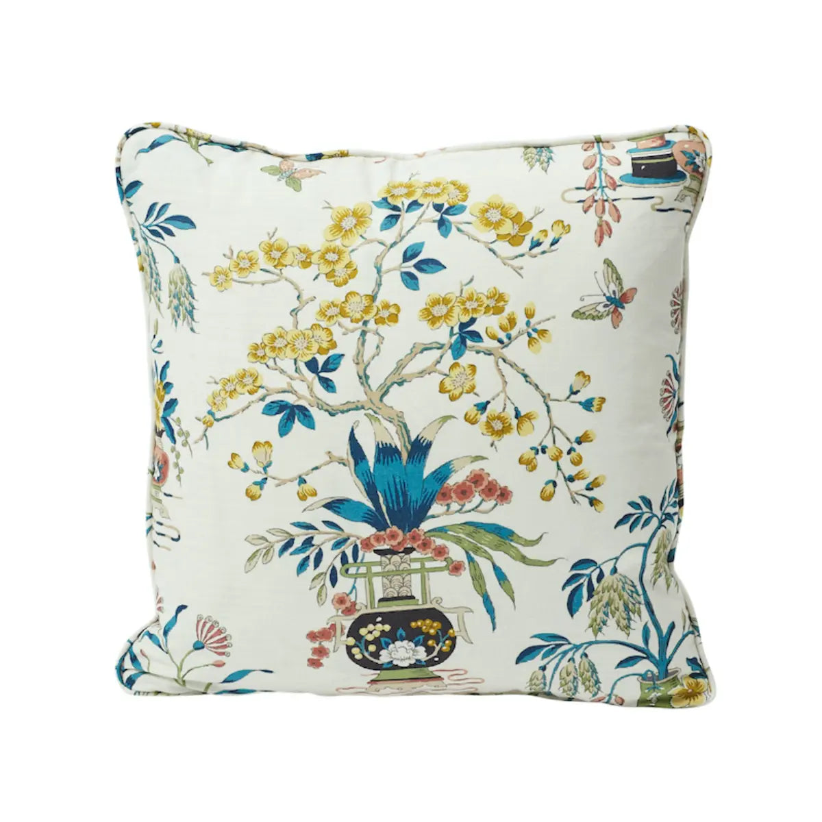 Ming Vase Pillow – Cotton Throw Cushion