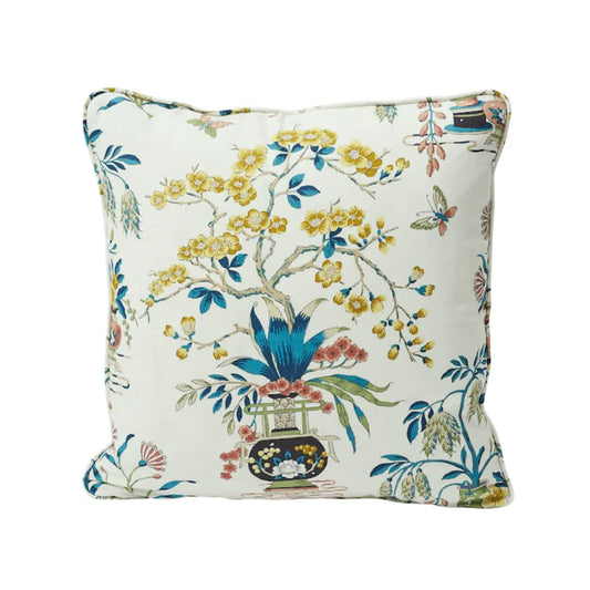 Ming Vase Pillow – Cotton Throw Cushion