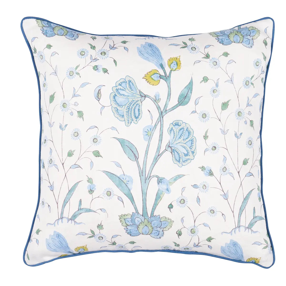 Khilana Floral Pillow, Peacock