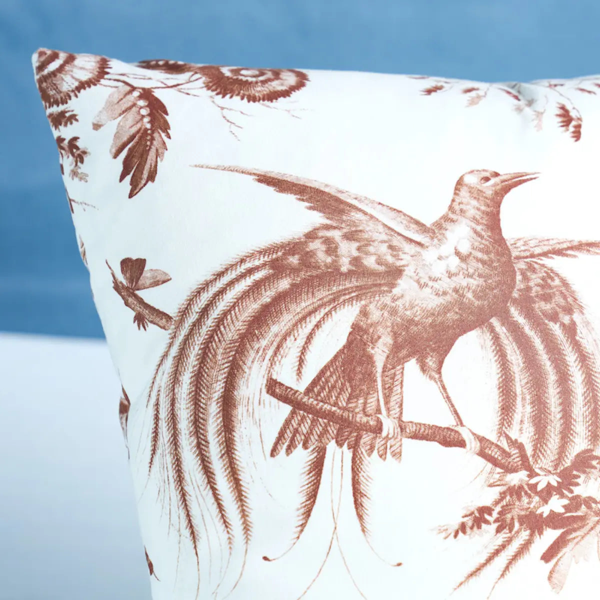 Toile de La Prairie Pillow – Toile Print Throw Cushion