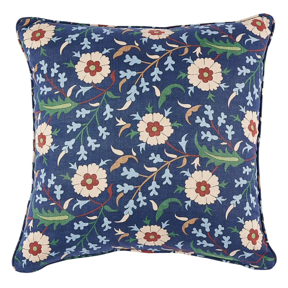 Floralia Pillow, Indigo