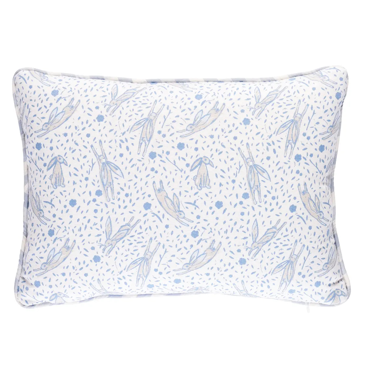 Rabbit Pillow, Blue / 16" x 12"