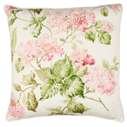 Summer Hydrangea Pillow, Blush