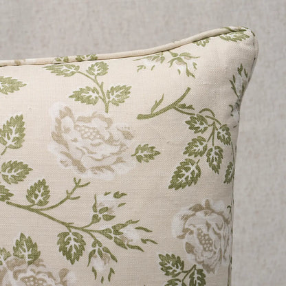 Lavinia Floral Pillow in Green