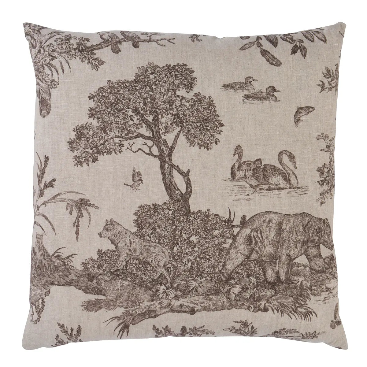 Western Toile Pillow