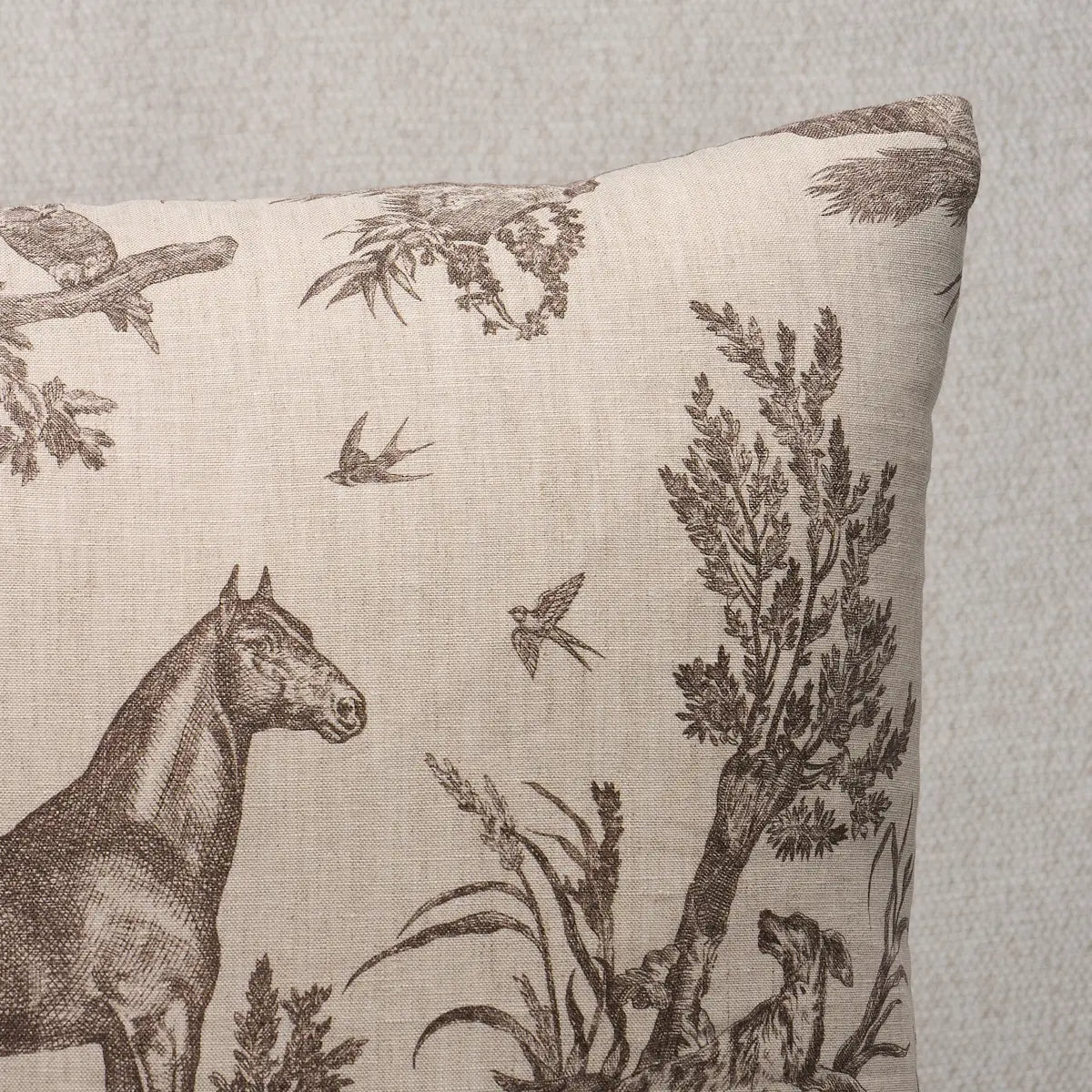 Western Toile Pillow