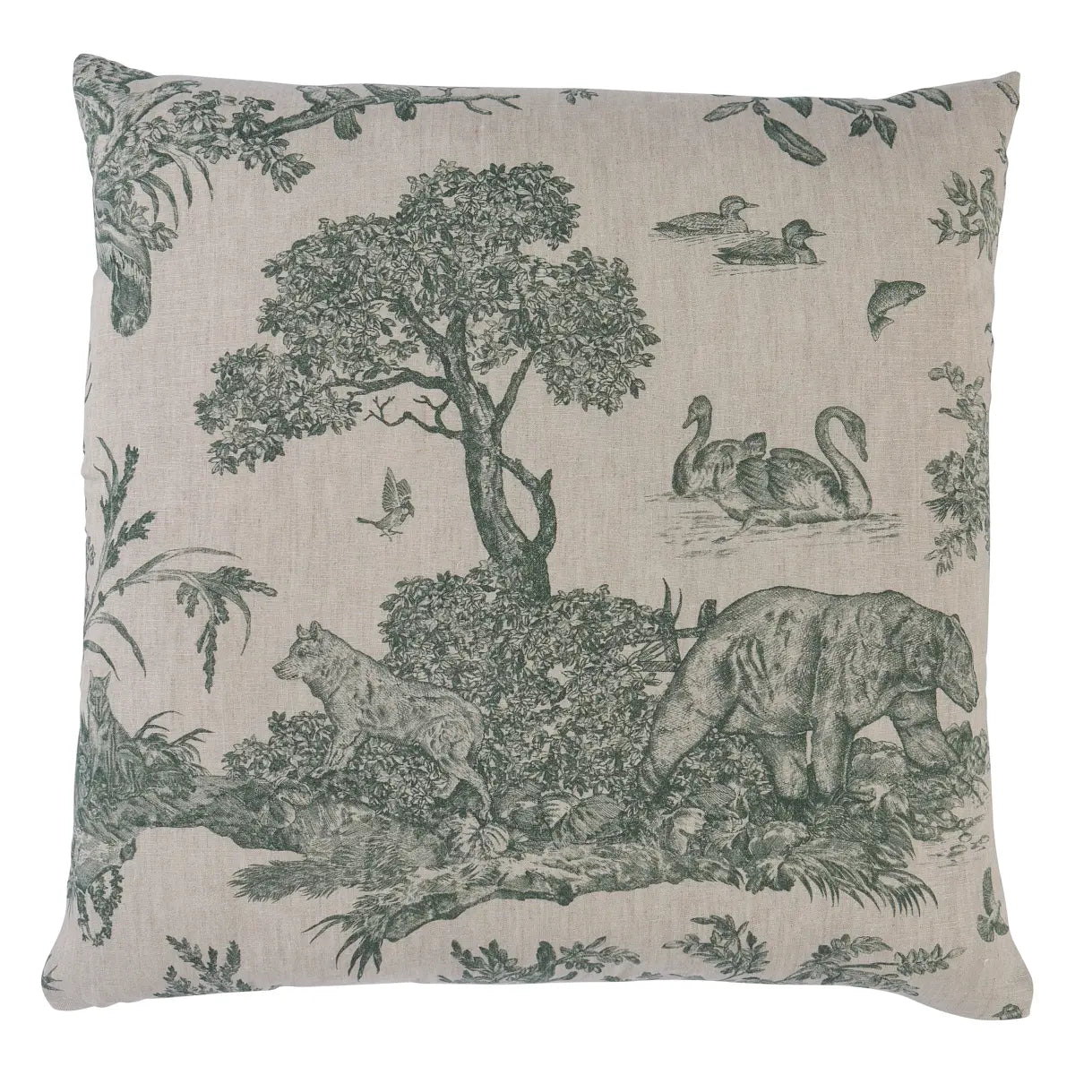 Western Toile Pillow