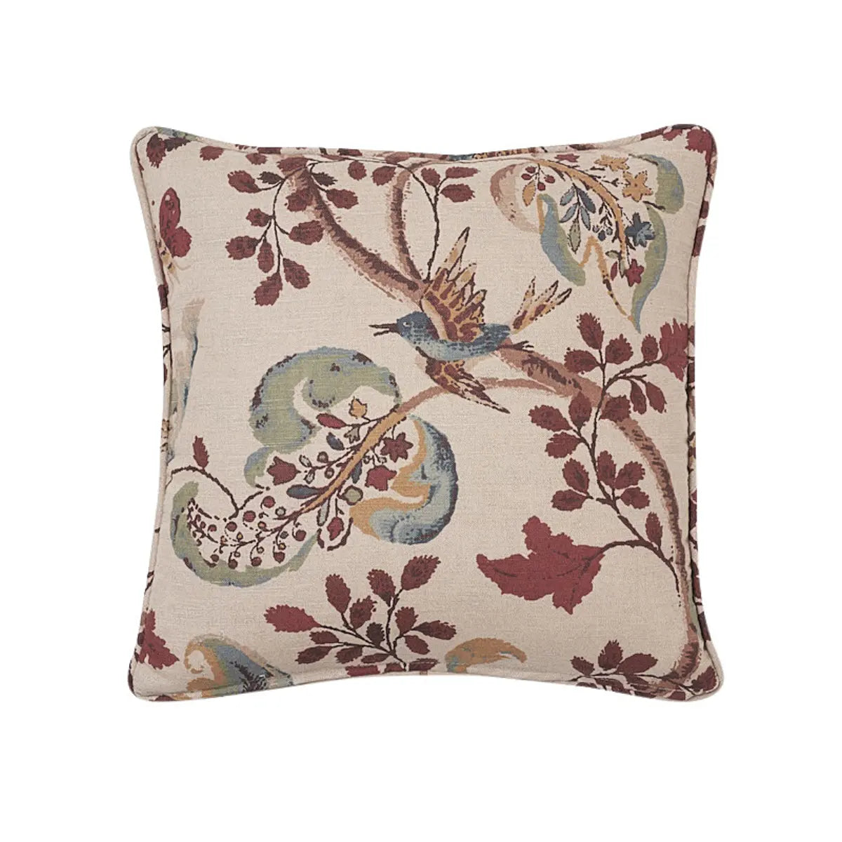 Fox Hollow Pillow – Decorative Cotton Throw Cushion
