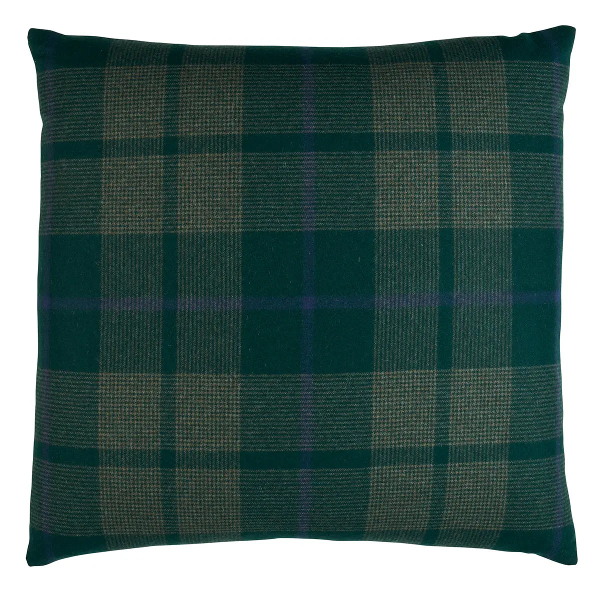 Montana Wool Plaid Pillow, Hunter