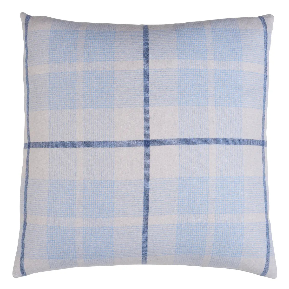 Montana Wool Plaid Pillow, Arctic