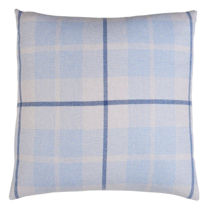 Montana Wool Plaid Pillow, Arctic