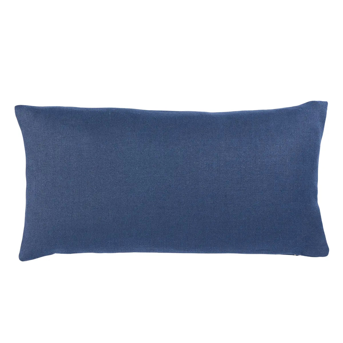 Piet Performance Linen Pillow, Indigo / 16" x 12"