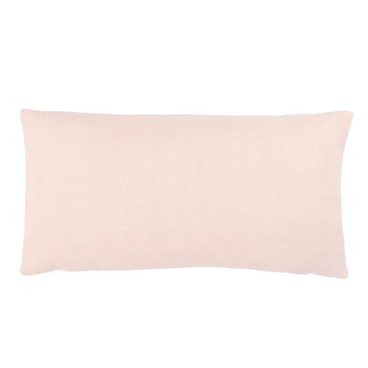Piet Performance Linen Pillow, Rose quartz / 16" x 12"
