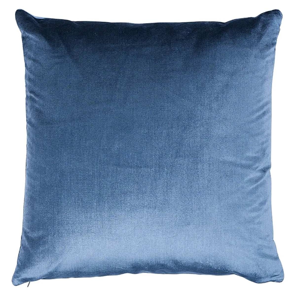Venetian Silk Velvet Pillow, Cadet / 18" x 18"
