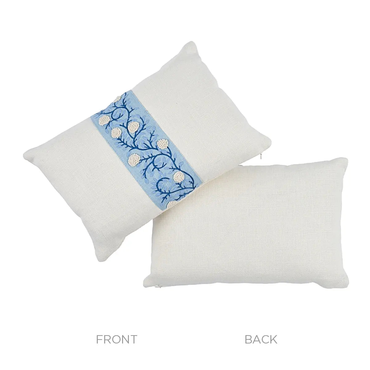 Ashoka Embroidered Tape Pillow
