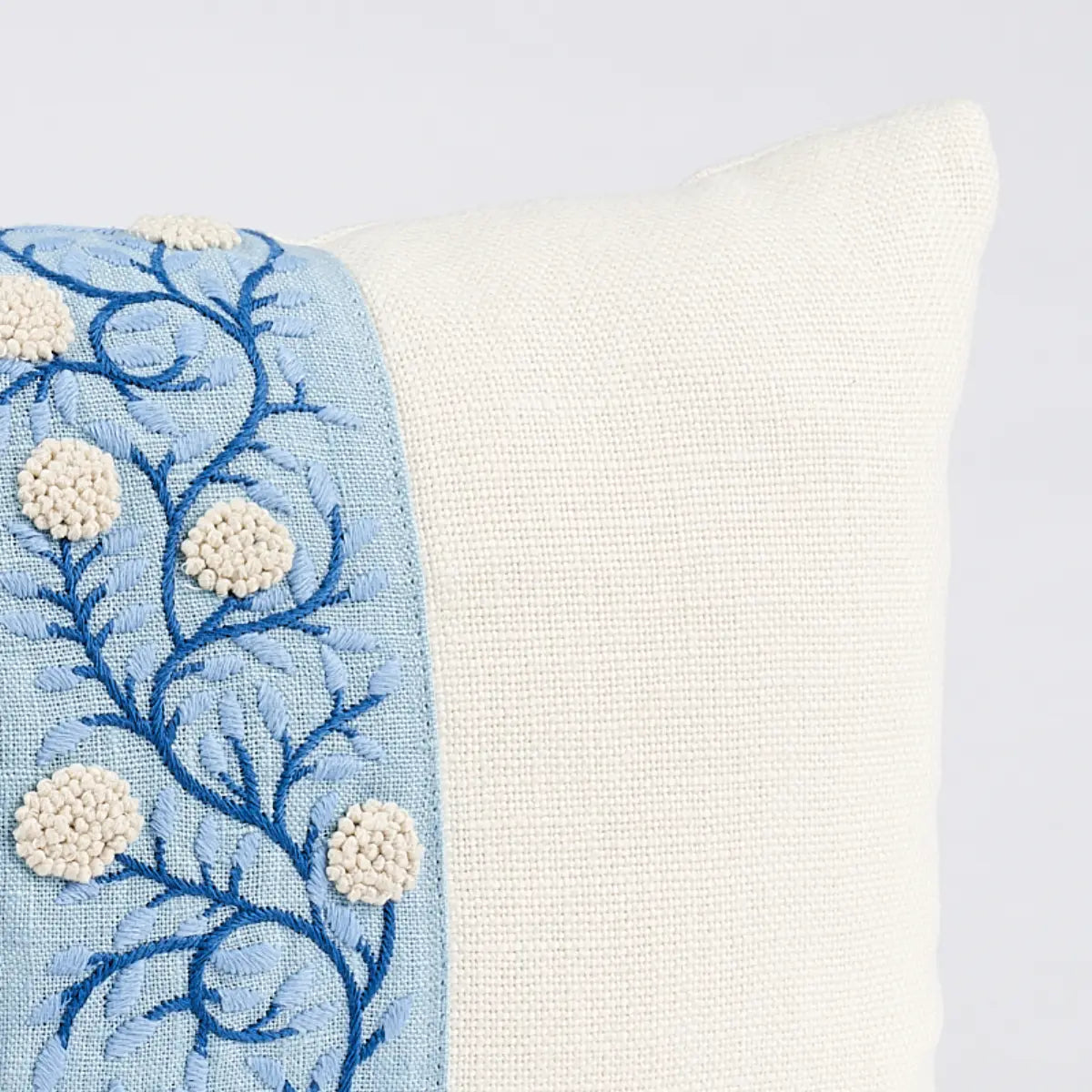 Ashoka Embroidered Tape Pillow