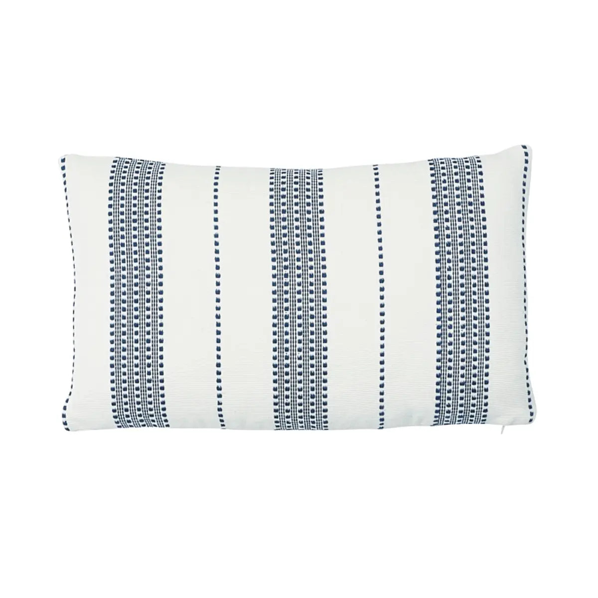 Lubeck Stripe Pillow - Striped Cotton Throw Cushion