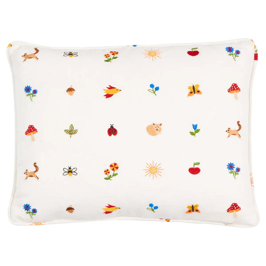 Tiny Things Embroidery Pillow