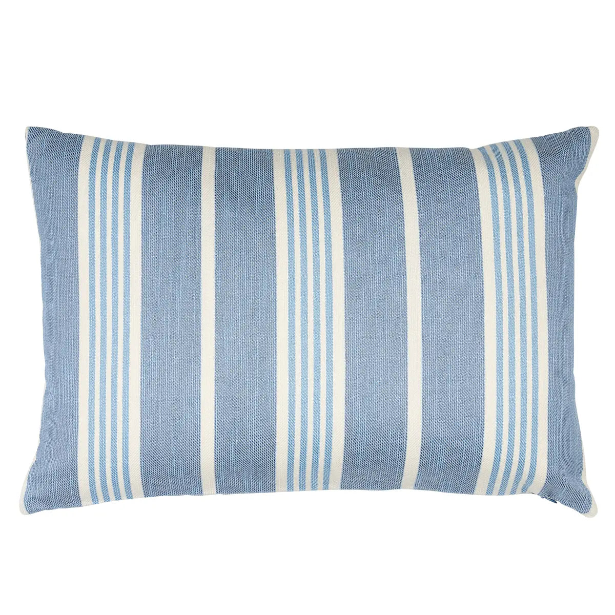 Hampton Stripe Indoor/Outdoor Lumbar Pillow, Pool