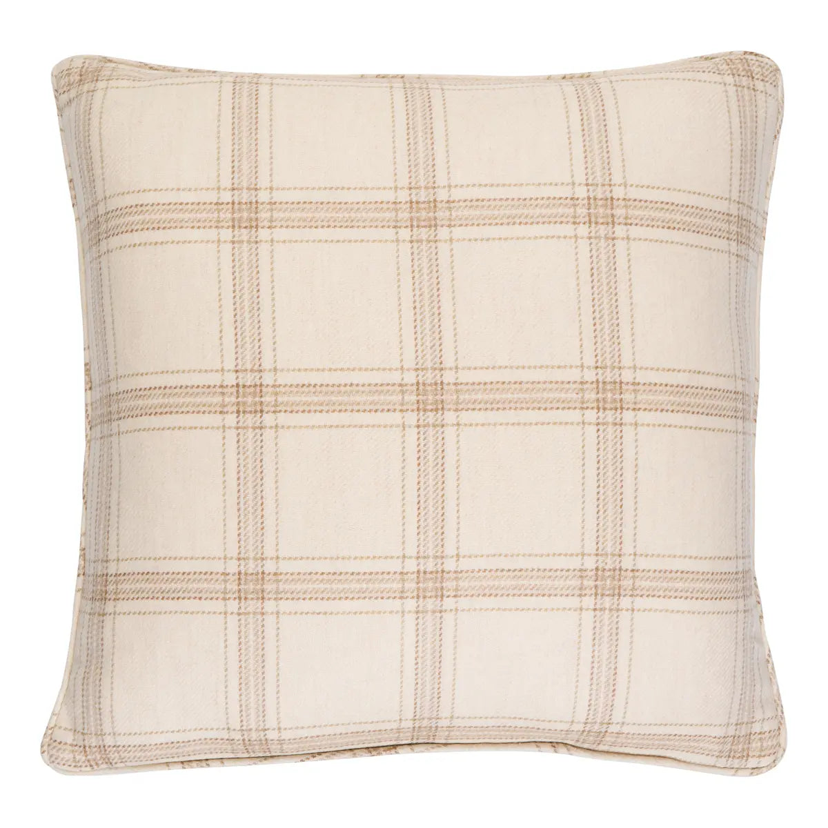 Blackburn Merino Plaid Pillow, Ivory