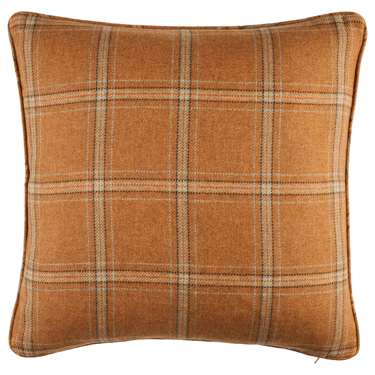 Blackburn Merino Plaid Pillow, Camel