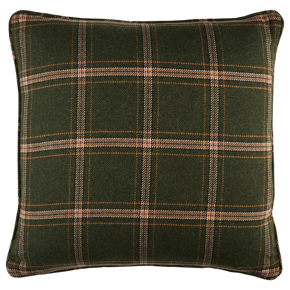 Blackburn Merino Plaid Pillow, Green