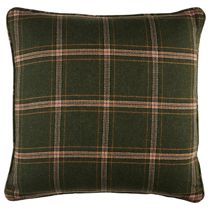 Blackburn Merino Plaid Pillow, Green
