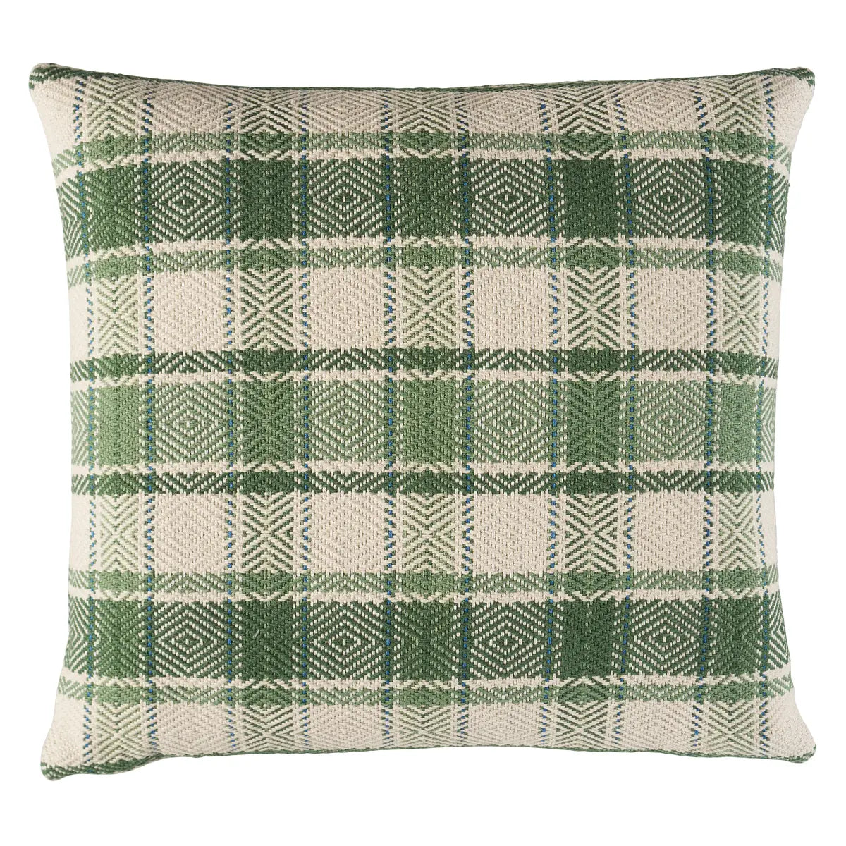 Heidi Plaid Pillow, Leaf