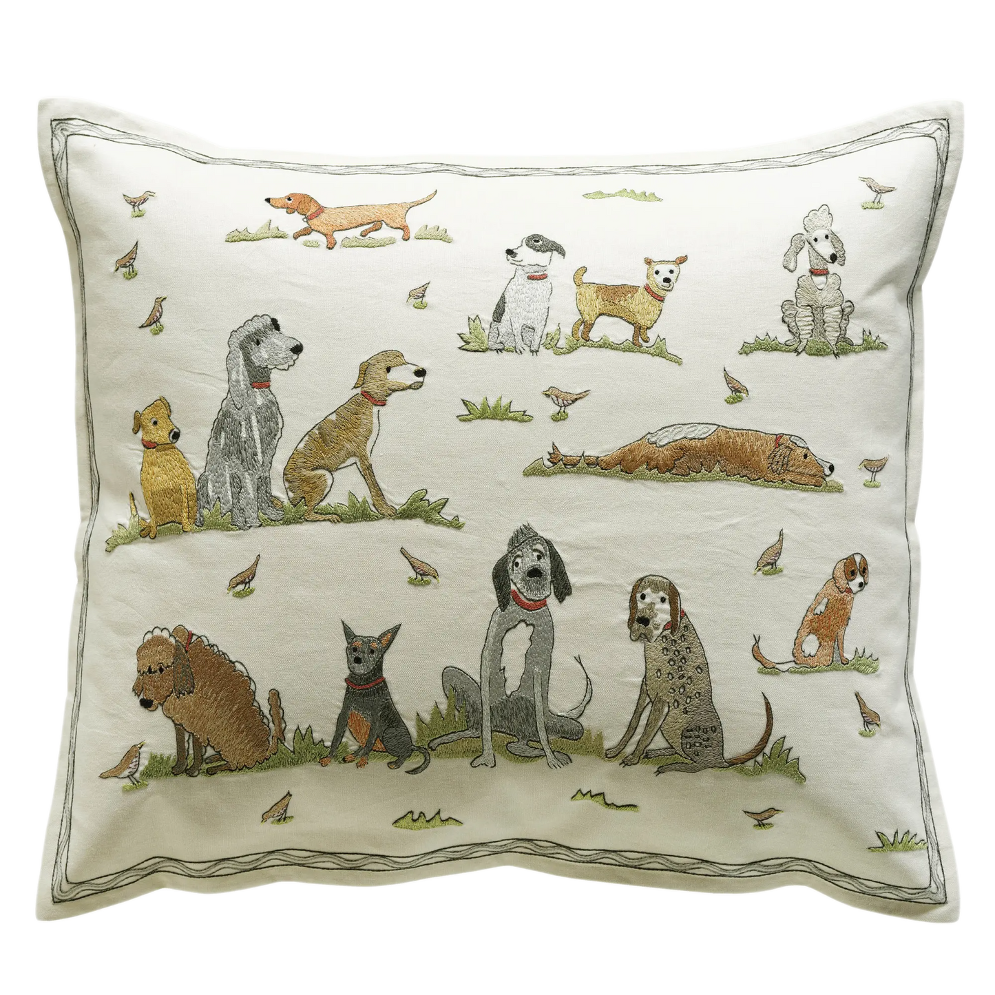 Sitting in grass Cushion – Decorative Pillow