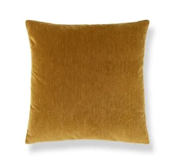 Mustard yellow pillow on a white background
TUDOR VELVET PILLOW