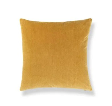 Mustard yellow pillow on a white background
TUDOR VELVET PILLOW