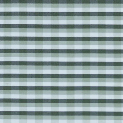 Green and white checkered fabric pattern
La Strada Check - Silk Fabric