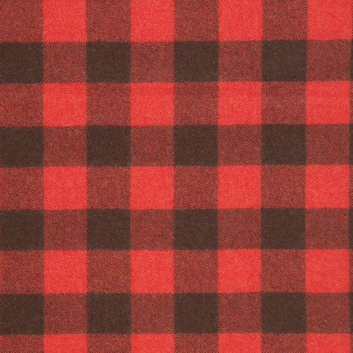Wool Check Fabric – Dandy Collection Gingham for Upholstery & Drapery, Dark Brown/Red
BEAU - Wool Check Fabric