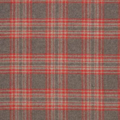 Plaid pattern with red and gray colors