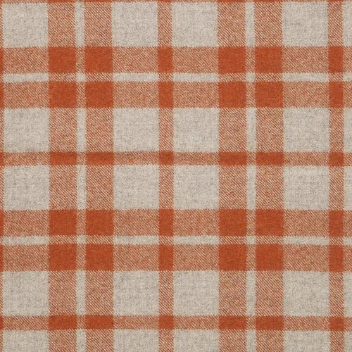 Wool Check Fabric – Brummell Gingham & Tattersall for Upholstery & Drapery, Scarlet