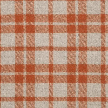 Wool Check Fabric – Brummell Gingham & Tattersall for Upholstery & Drapery, Scarlet