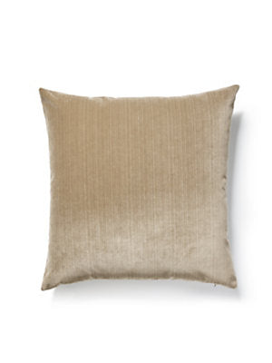 Strié Velvet Pillow – Luxe Cushion, Dove/Oatmeal