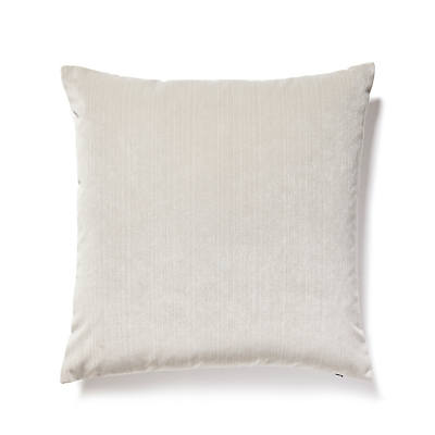 Strié Velvet Pillow – Luxe Cushion, Ecru
