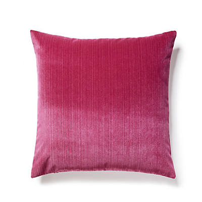 Strié Velvet Pillow – Luxe Cushion, Blossom