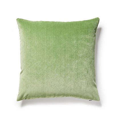 Strié Velvet Pillow – Luxe Cushion, Kelly