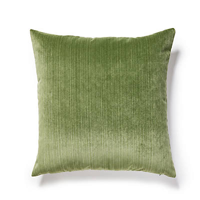 Strié Velvet Pillow – Luxe Cushion, Balsam