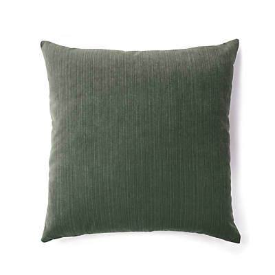 Strié Velvet Pillow – Luxe Cushion, Leaf