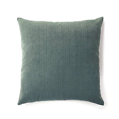 Strié Velvet Pillow – Luxe Cushion, Mineral