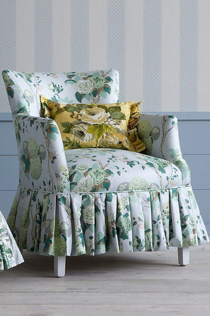 Hydrangea & Rose Fabric – 100% Cotton Chintz